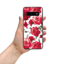 Load image into Gallery viewer, Red Rose (White Background) Samsung Phone Case