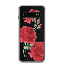 Load image into Gallery viewer, Red Rose (Black Background) Samsung Phone Case