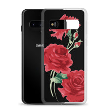 Load image into Gallery viewer, Red Rose (Black Background) Samsung Phone Case