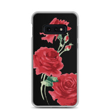 Load image into Gallery viewer, Red Rose (Black Background) Samsung Phone Case