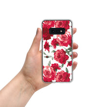 Load image into Gallery viewer, Red Rose (White Background) Samsung Phone Case