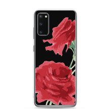 Load image into Gallery viewer, Red Rose (Black Background) Samsung Phone Case