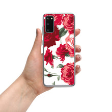 Load image into Gallery viewer, Red Rose (White Background) Samsung Phone Case