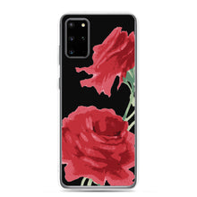 Load image into Gallery viewer, Red Rose (Black Background) Samsung Phone Case