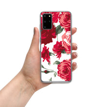 Load image into Gallery viewer, Red Rose (White Background) Samsung Phone Case