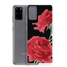 Load image into Gallery viewer, Red Rose (Black Background) Samsung Phone Case