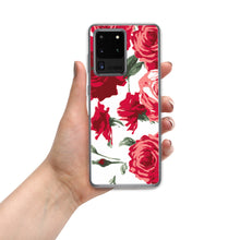 Load image into Gallery viewer, Red Rose (White Background) Samsung Phone Case