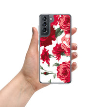 Load image into Gallery viewer, Red Rose (White Background) Samsung Phone Case