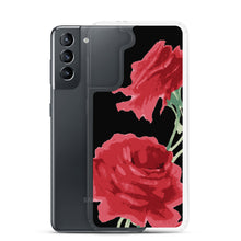 Load image into Gallery viewer, Red Rose (Black Background) Samsung Phone Case