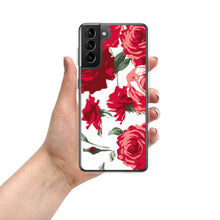 Load image into Gallery viewer, Red Rose (White Background) Samsung Phone Case