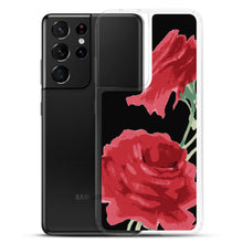 Load image into Gallery viewer, Red Rose (Black Background) Samsung Phone Case