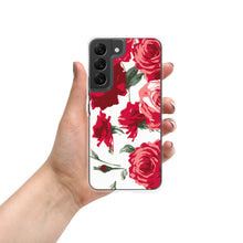 Load image into Gallery viewer, Red Rose (White Background) Samsung Phone Case