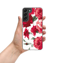 Load image into Gallery viewer, Red Rose (White Background) Samsung Phone Case