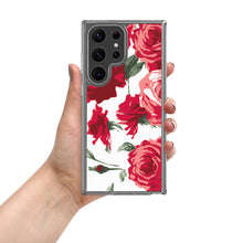 Load image into Gallery viewer, Red Rose (White Background) Samsung Phone Case