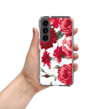 Load image into Gallery viewer, Red Rose (White Background) Samsung Phone Case