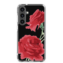 Load image into Gallery viewer, Red Rose (Black Background) Samsung Phone Case