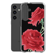 Load image into Gallery viewer, Red Rose (Black Background) Samsung Phone Case