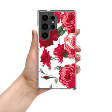 Load image into Gallery viewer, Red Rose (White Background) Samsung Phone Case