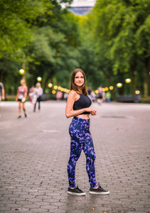 Violet Printed Leggings