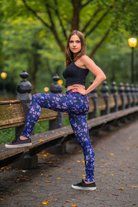 Violet Printed Leggings