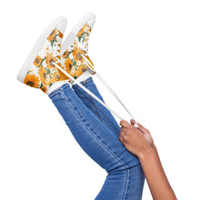 Load image into Gallery viewer, Sunflower Woman's High Top Canvas Sneakers