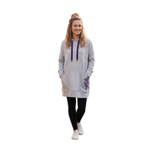 Load image into Gallery viewer, Violet Gray Hoodie Dress