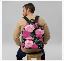 Load image into Gallery viewer, Pink Rose Backpack