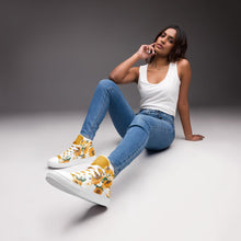 Load image into Gallery viewer, Sunflower Woman's High Top Canvas Sneakers