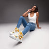 Sunflower Woman's High Top Canvas Sneakers