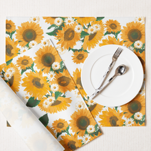 Load image into Gallery viewer, Sunflower Placemat Set