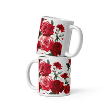 Load image into Gallery viewer, Red Rose Coffee Cup
