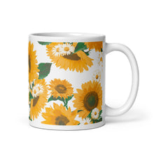 Load image into Gallery viewer, Sunflower Coffee Cup