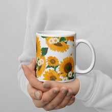 Load image into Gallery viewer, Sunflower Coffee Cup