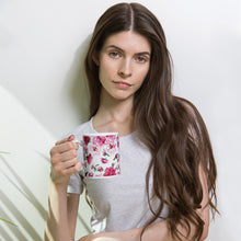 Load image into Gallery viewer, Pink Rose Coffee Cup