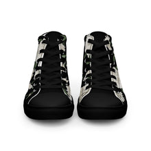 Load image into Gallery viewer, Ivory Rose Women&#39;s High Top Sneakers