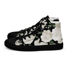 Load image into Gallery viewer, Ivory Rose Women&#39;s High Top Sneakers