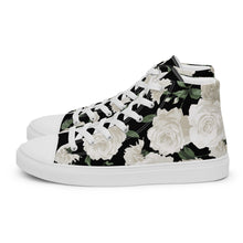 Load image into Gallery viewer, Ivory Rose Women&#39;s High Top Sneakers