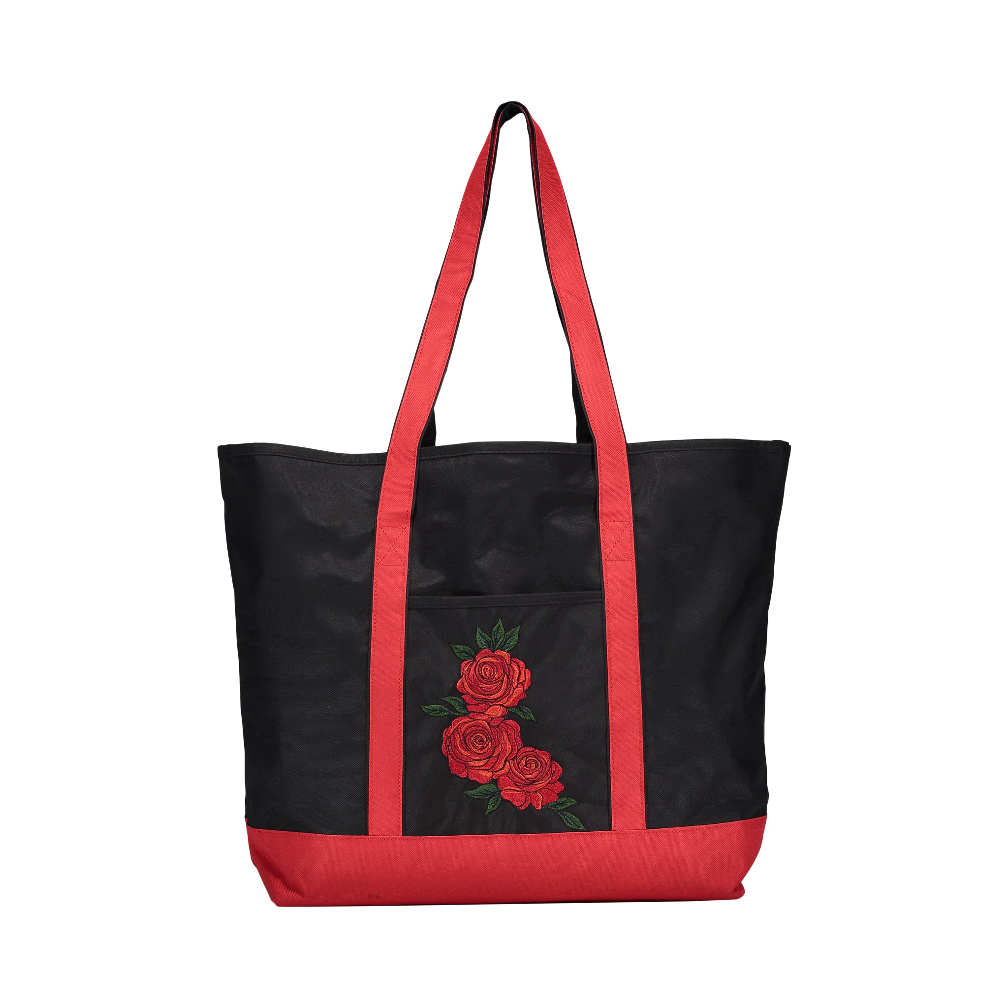  ALAZA Red Rose Flower Floral Lunch Tote Bags for Women