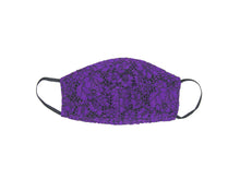 Load image into Gallery viewer, Lace Violet Face Mask